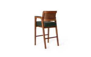 Como Wicker Barstool - Image 4