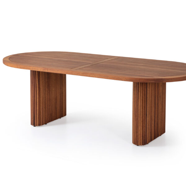 Prusa Iroko Dining Table